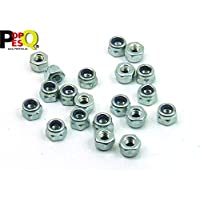 POPESQ® - 20 Piezas-pcs. x M3 Tuerca-Nut Autoblocante-Self-Locking Acero Galvanizado Steel - Zinc #A1971